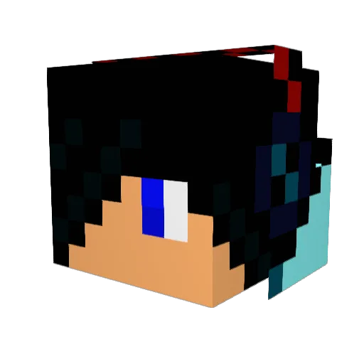 KSI_Jaguar Minecraft avatar head, 3D render