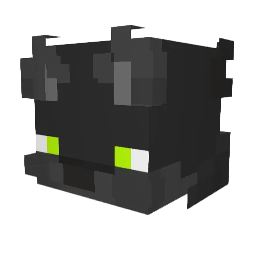KSK471 Minecraft avatar head, 3D render