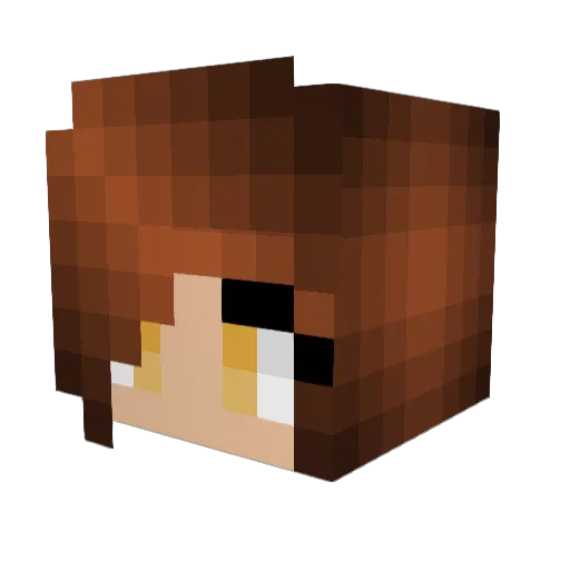 KShorstein Minecraft avatar head, 3D render