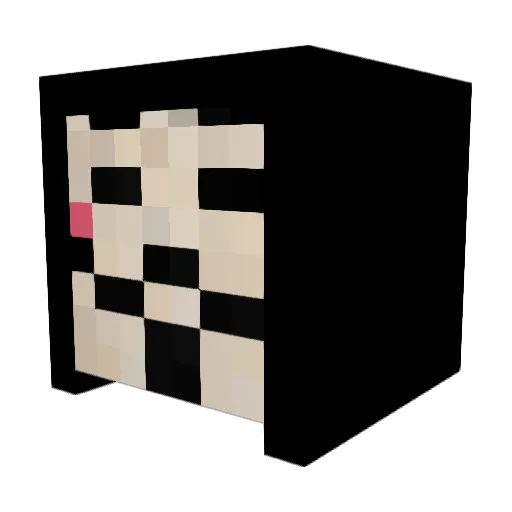 KSinger Minecraft avatar head, 3D render