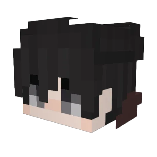 KSscorpionza007 Minecraft avatar head, 3D render