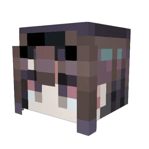 KSueven Minecraft avatar head, 3D render