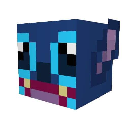 KSweezie Minecraft avatar head, 3D render