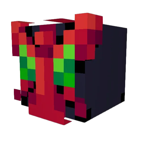 KT923 Minecraft avatar head, 3D render