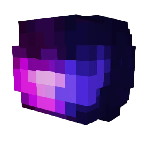 KTAE2 Minecraft avatar head, 3D render