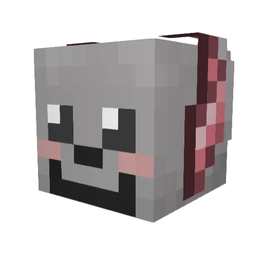 KTANDSOUXIESEXY Minecraft avatar head, 3D render