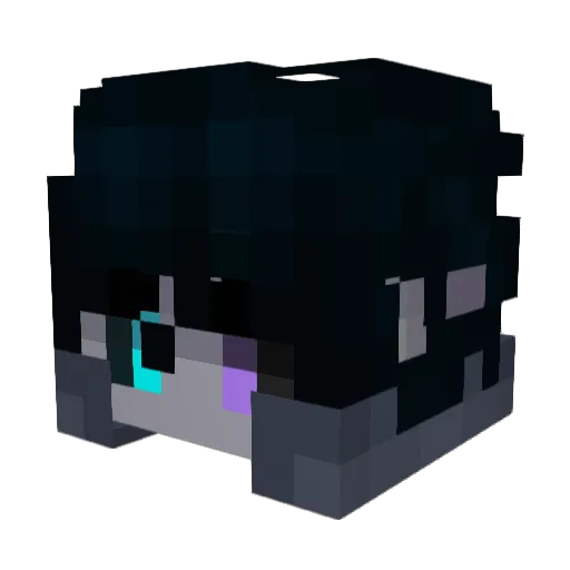 KTDITY Minecraft avatar head, 3D render