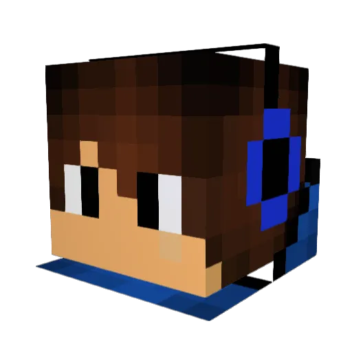 KTN_Jon2495 Minecraft avatar head, 3D render