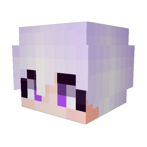 KTRolster Minecraft avatar head, 3D render