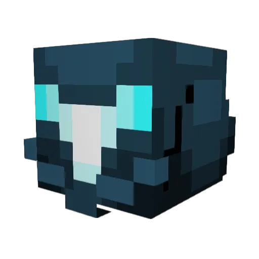 KTSilence Minecraft avatar head, 3D render