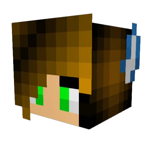 KTSquad07 Minecraft avatar head, 3D render
