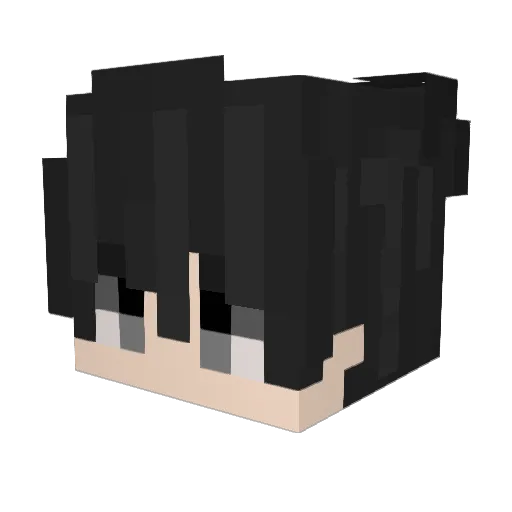 KTakamoto Minecraft avatar head, 3D render
