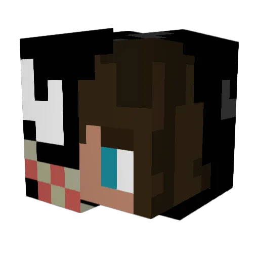 KTea202 Minecraft avatar head, 3D render