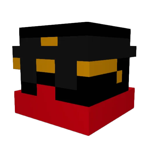 KTheInvisibleMan Minecraft avatar head, 3D render