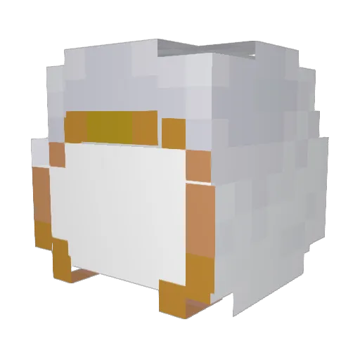 KThrones Minecraft avatar head, 3D render