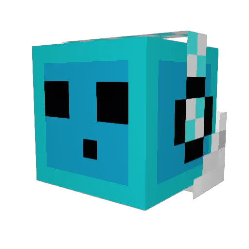KTorp Minecraft avatar head, 3D render