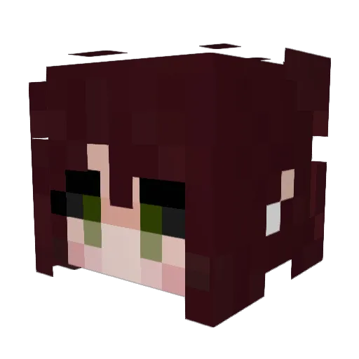 KTrNs Minecraft avatar head, 3D render
