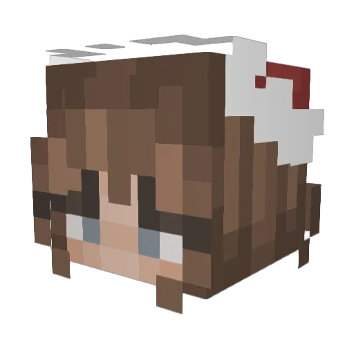 KTriNITy55 Minecraft avatar head, 3D render