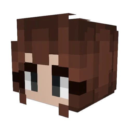 KTurret Minecraft avatar head, 3D render
