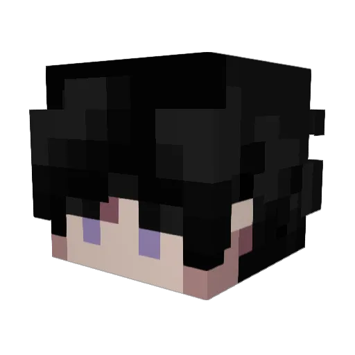 KUB3LEK Minecraft avatar head, 3D render