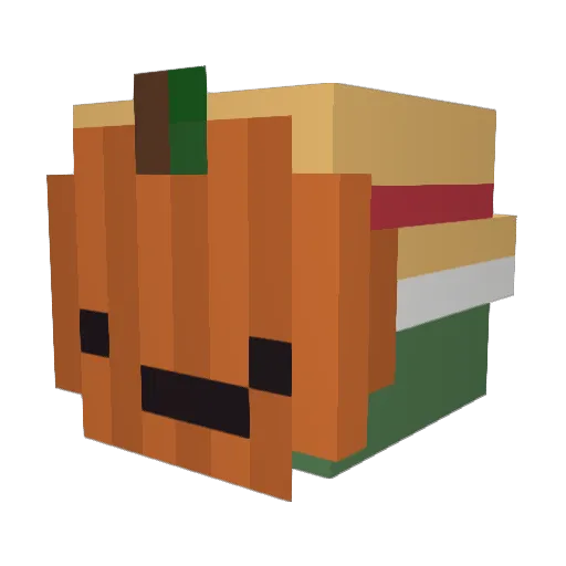 KUBAL2323 Minecraft avatar head, 3D render