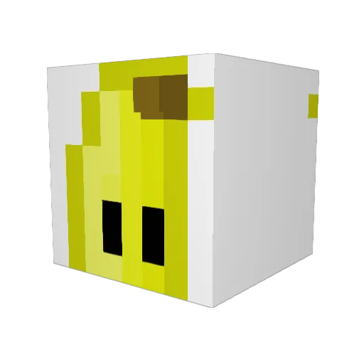KUBISZON176 Minecraft avatar head, 3D render