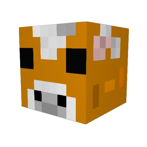 KUBU_KING9223 Minecraft avatar head, 3D render