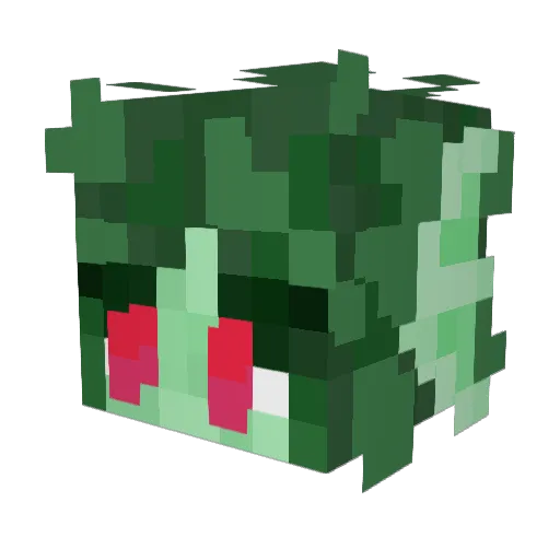 KUHRINA Minecraft avatar head, 3D render
