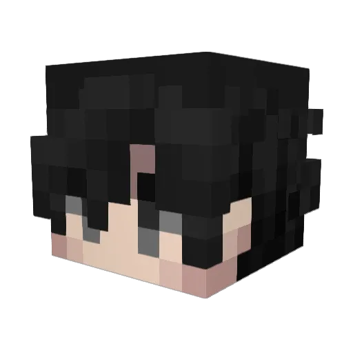 KUKO1000 Minecraft avatar head, 3D render