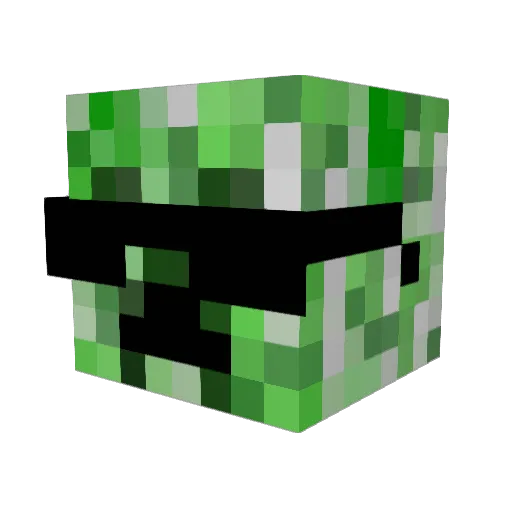 KUKUKIWI Minecraft avatar head, 3D render