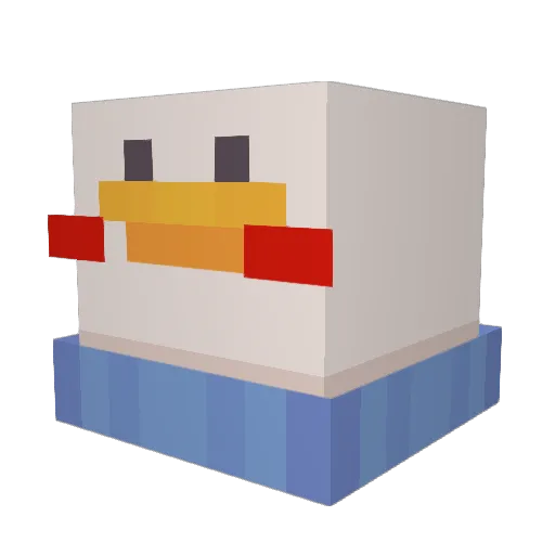 KUMA31415 Minecraft avatar head, 3D render