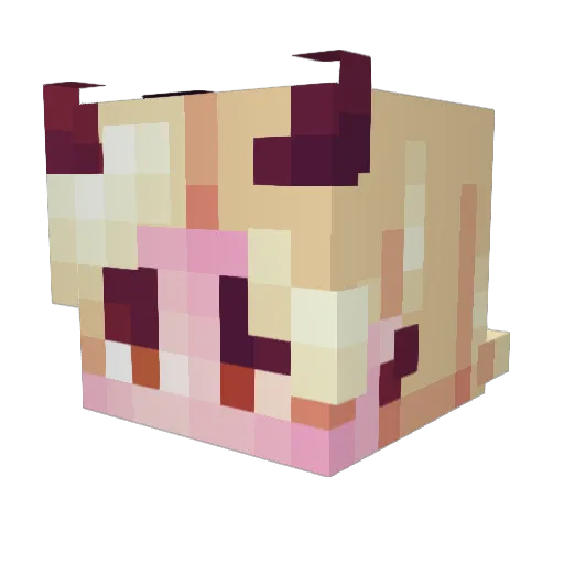 KUMA789 Minecraft avatar head, 3D render