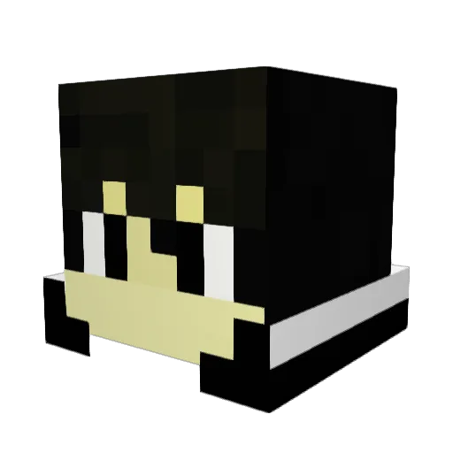 KUMAHIME Minecraft avatar head, 3D render