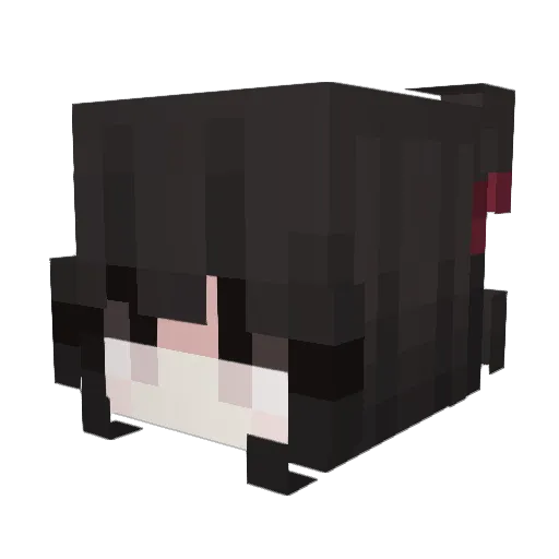 KUNSHY_ Minecraft avatar head, 3D render
