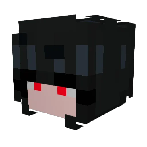 KUPAZDUPY Minecraft avatar head, 3D render