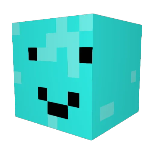 KURO0814 Minecraft avatar head, 3D render