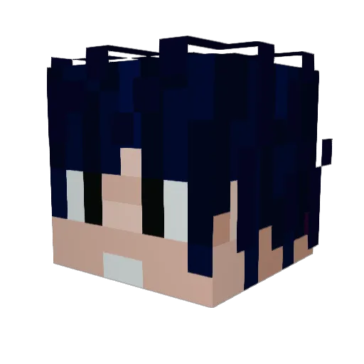 KURTON_DM Minecraft avatar head, 3D render
