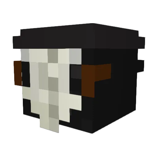 KUSH172 Minecraft avatar head, 3D render