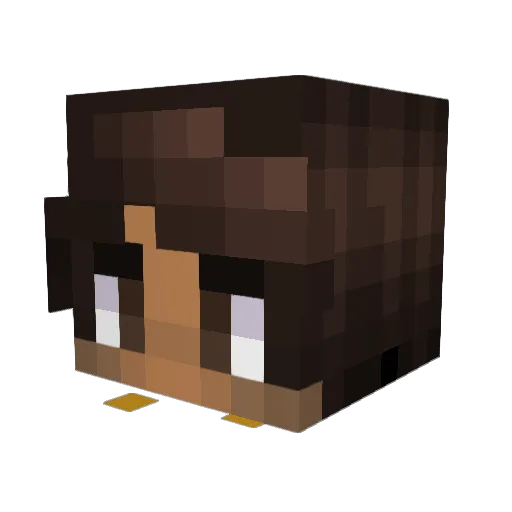 KUWAITI98 Minecraft avatar head, 3D render