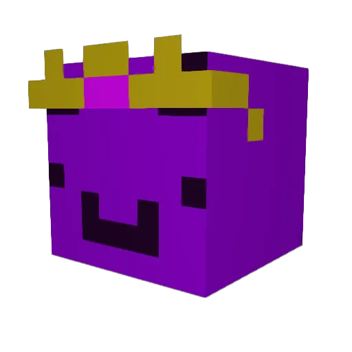 KVRP Minecraft avatar head, 3D render