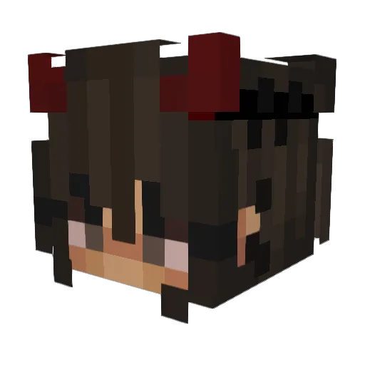 KVSIV_ Minecraft avatar head, 3D render