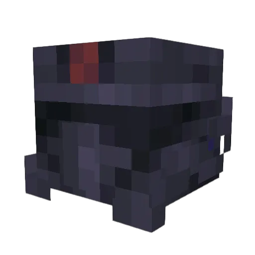 KVX500 Minecraft avatar head, 3D render