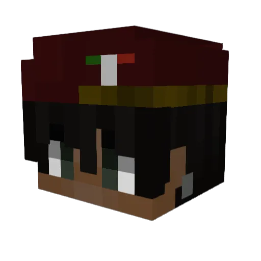 KVeTZa Minecraft avatar head, 3D render