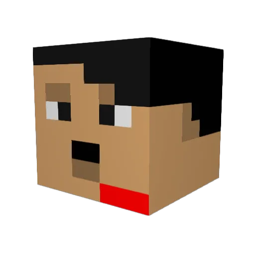 KWASKILLER Minecraft avatar head, 3D render