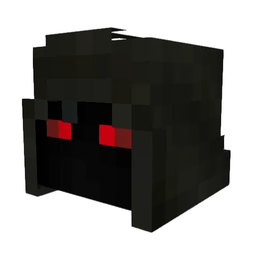 KWMxASSASSIN Minecraft avatar head, 3D render