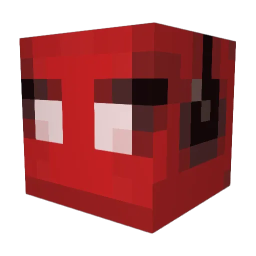 KWON_DO Minecraft avatar head, 3D render