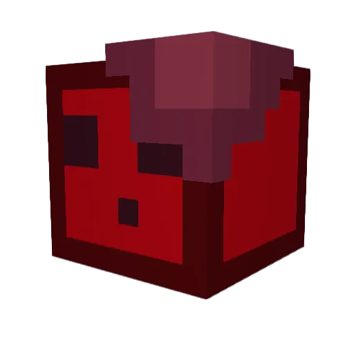 KXD4H Minecraft avatar head, 3D render