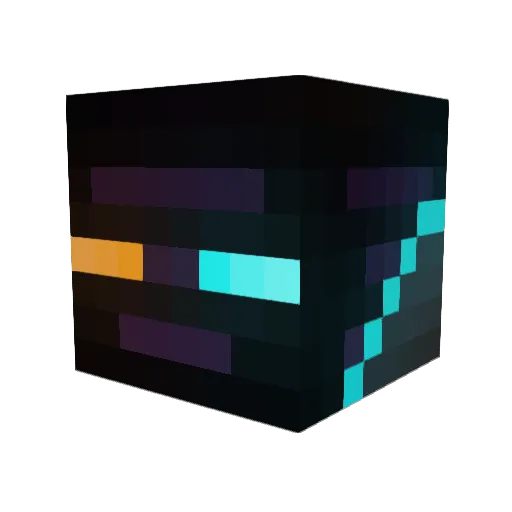 KY53RR Minecraft avatar head, 3D render