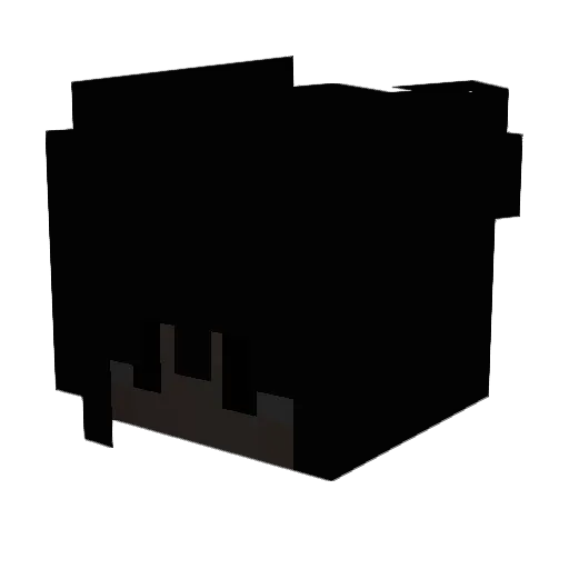 KYAARAAAA Minecraft avatar head, 3D render