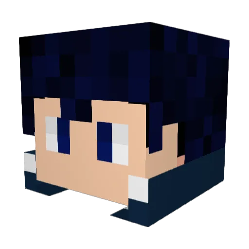KYFAMFF Minecraft avatar head, 3D render